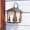 Vaxcel Yosemite 1 Light Bronze Rustic Tree Outdoor Wall Lantern White Glass OW33483BBZ - alternate 7